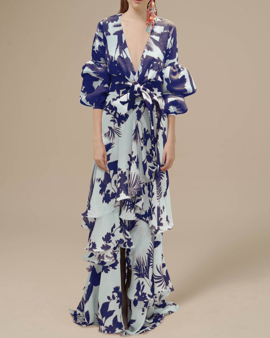 Aurelia | Women's Floral Wrap Maxi Dress