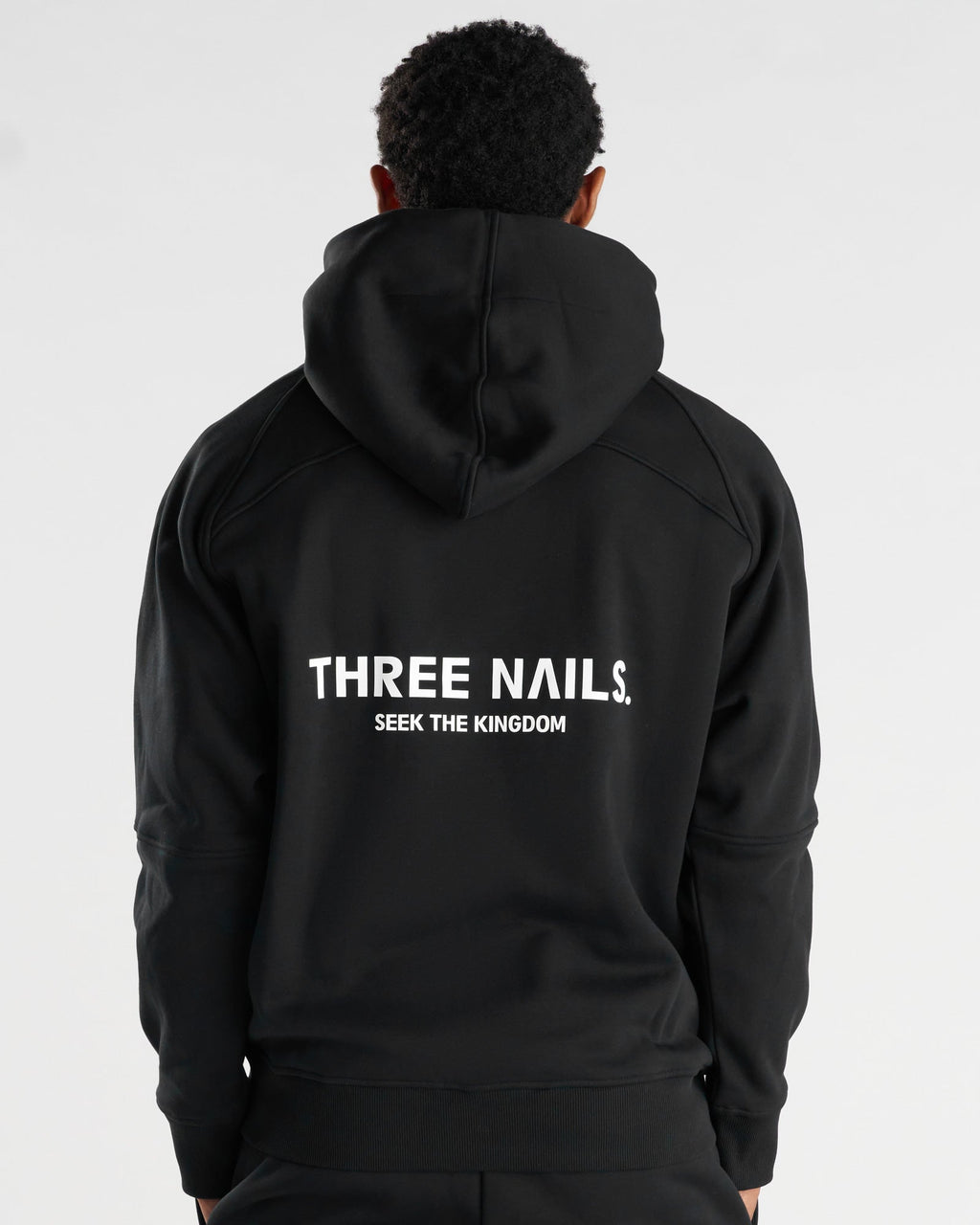 Signature Fleece Hoodie "STK" - Black