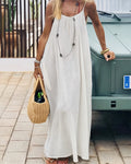 Sloane | Women's Sleeveless Cami Maxi Dress
